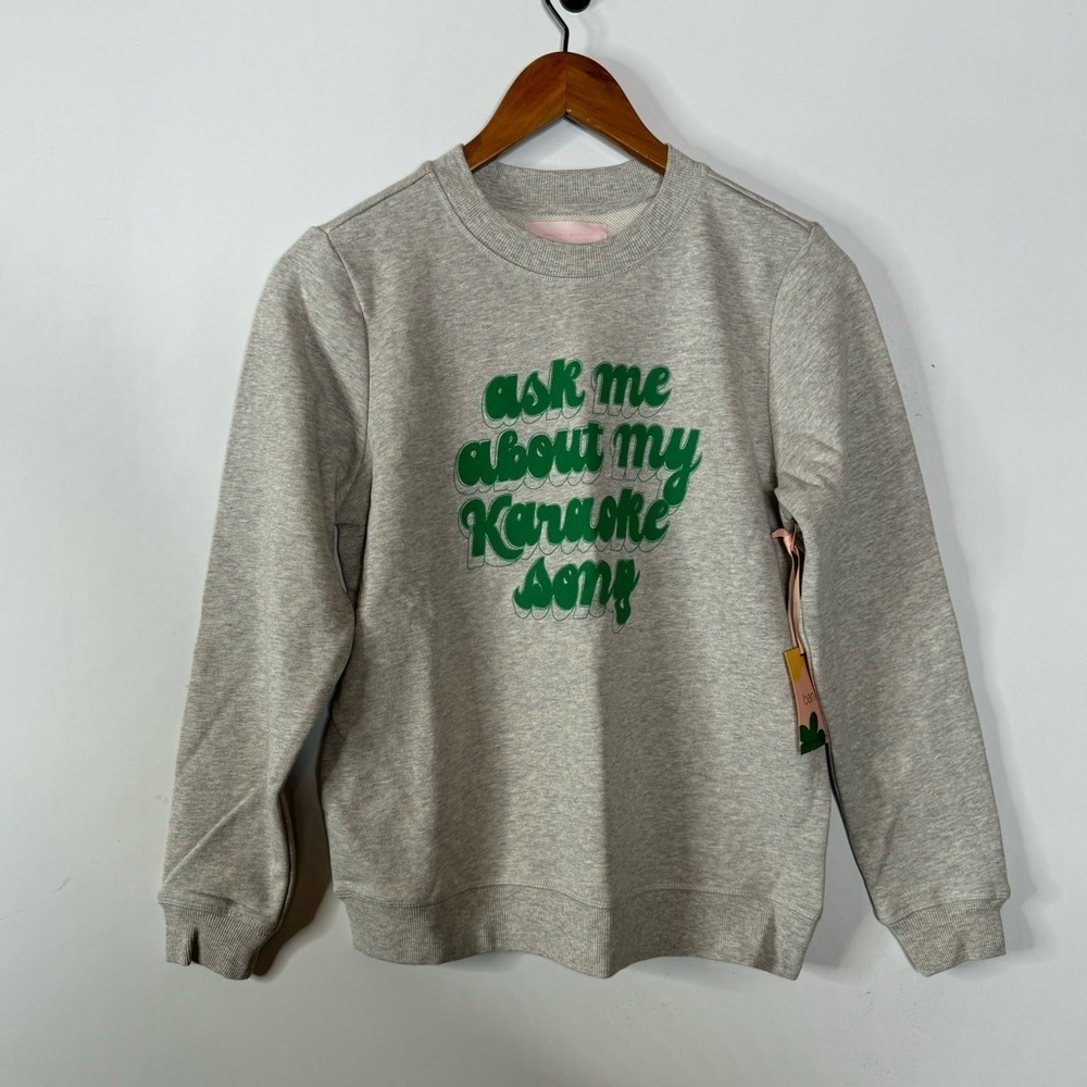 Ban.do NWT Karaoke Crewneck Sweatshirt Size Small